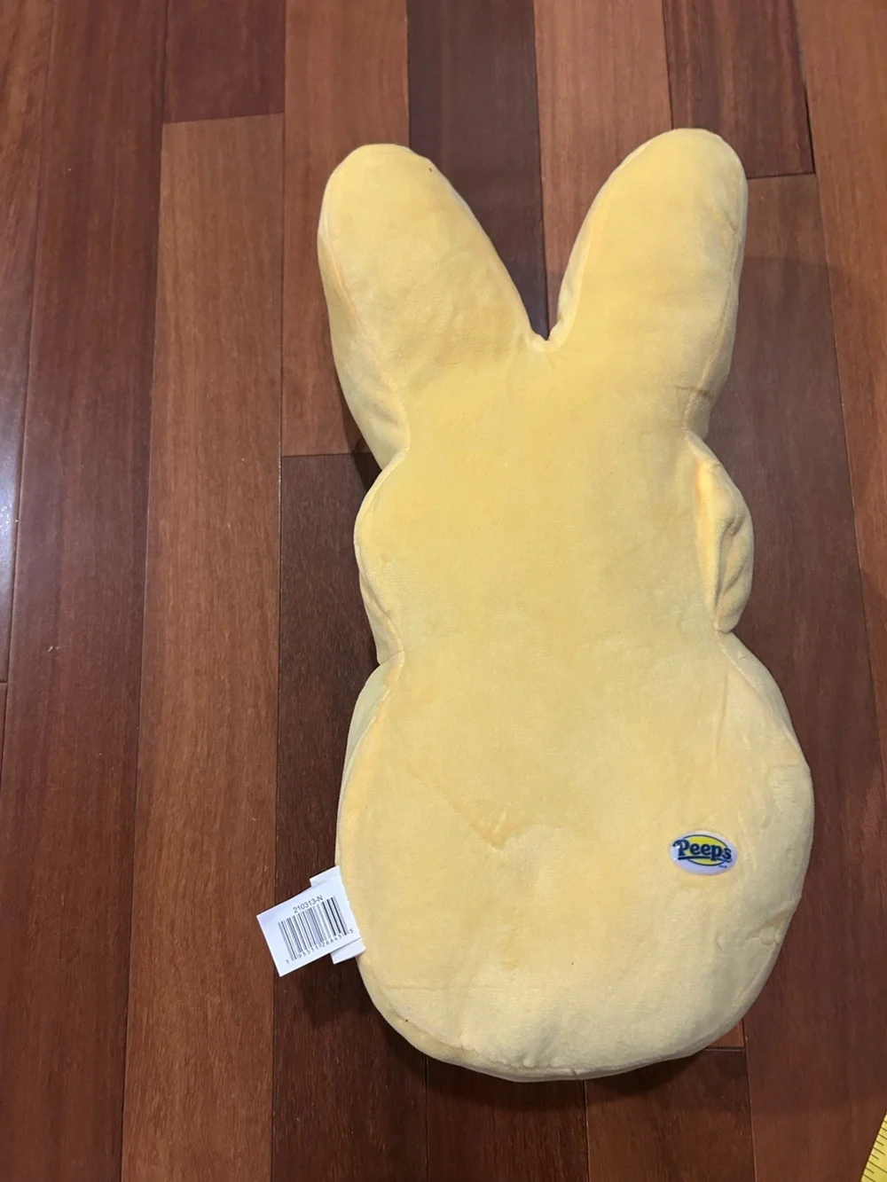 PEEPS 15 inch Yellow EMO Rock Star Bunny Plush Toy with Pink Mohawk
